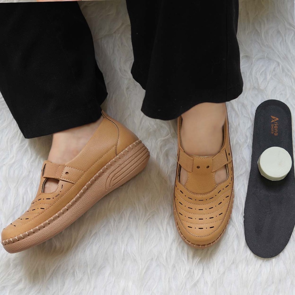 Saghar-Medical-Shoe-cream کفش طبی ساغر سایز 37 تا 41 - Image 1